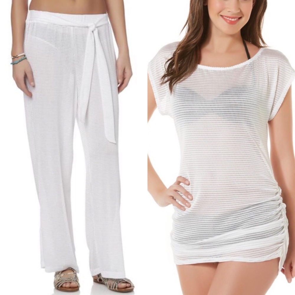 Tropical Escape Beach Coverup Shirt and pant set!